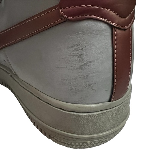 Nike Air Force 1 '07 High LV8 Mens Size 10 Gray Pink Athletic Shoes Sneakers - Picture 7 of 14